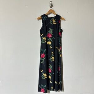 Amanda Smith Petites Sleeveless Floral Maxi Dress – Size 4P
